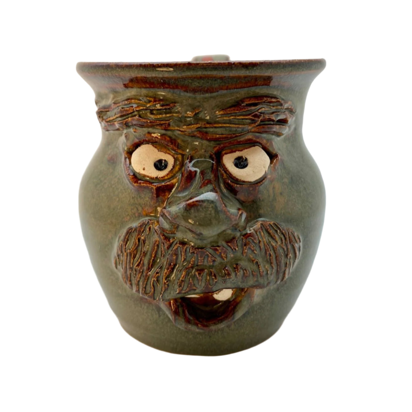 Green Face Mug