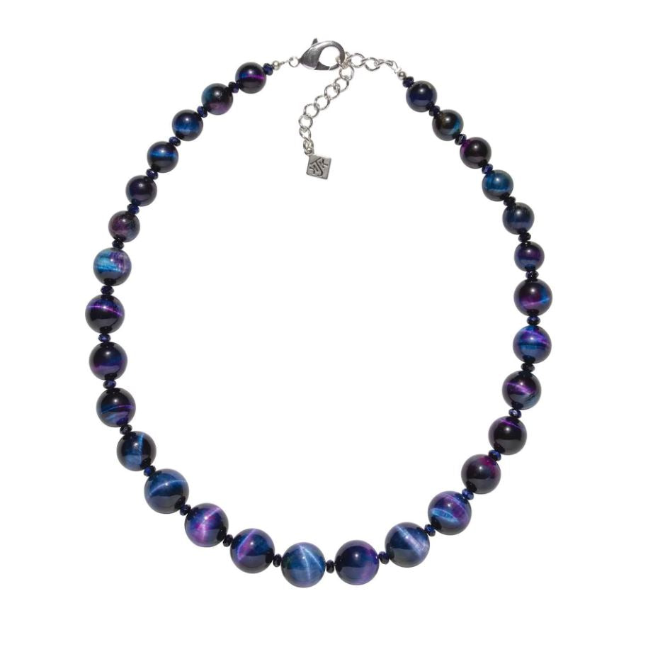 Graduated Galaxy Tiger's Eye Necklace