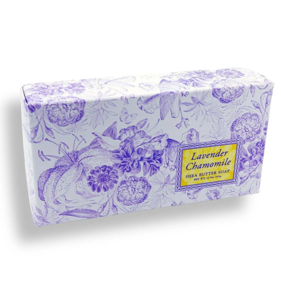 3 Piece Lavender & Chamomile Sculpted Soap Set