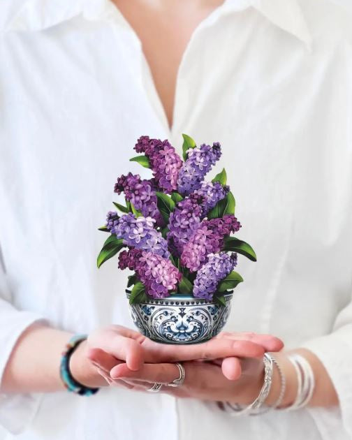Mini Garden Lilacs Pop-up Card