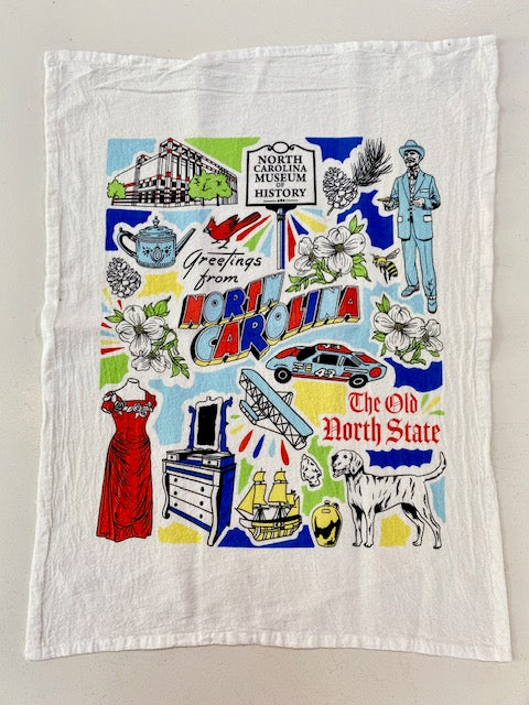 NC History Museum Tea Towel