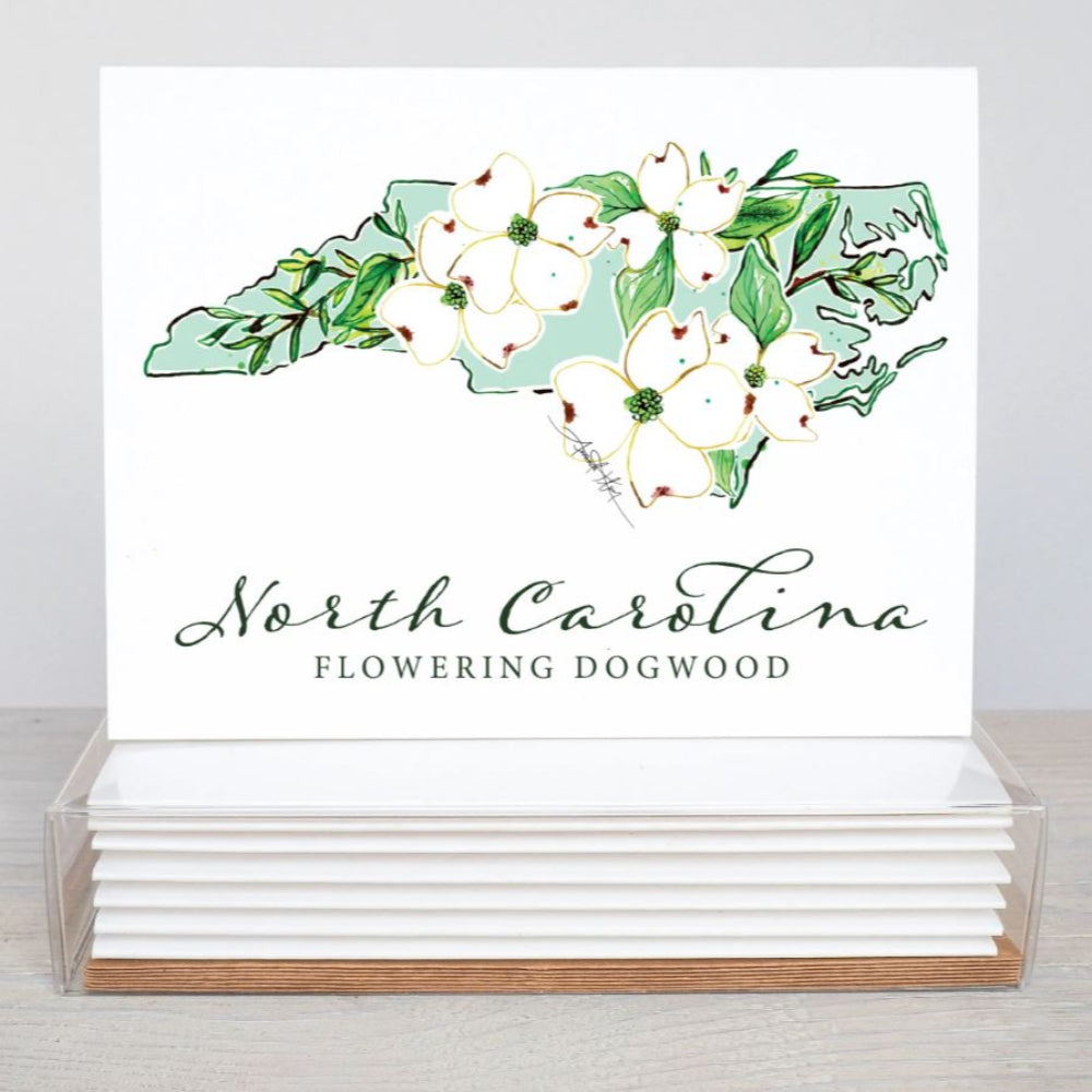 NC Flowering Dogwood Notecard Boxed Set
