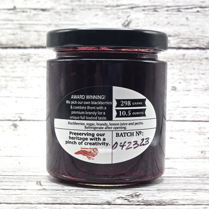 Blackberry Brandy Jam