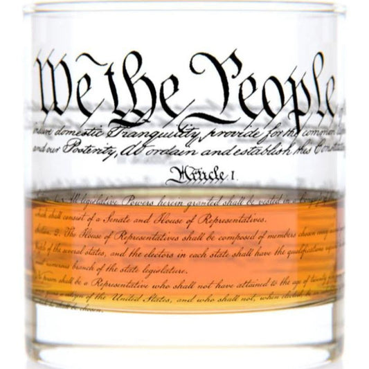 Constitution Rocks Glass
