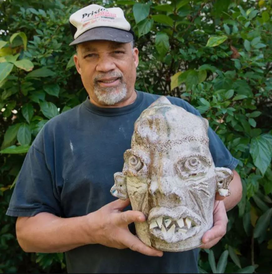 Jim's Large Face Mug w/Cigar
