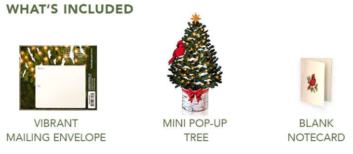 Mini Merry Tree Pop Up Card