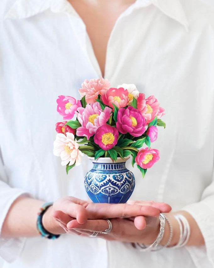 Mini Peony Paradise Pop-Up Card