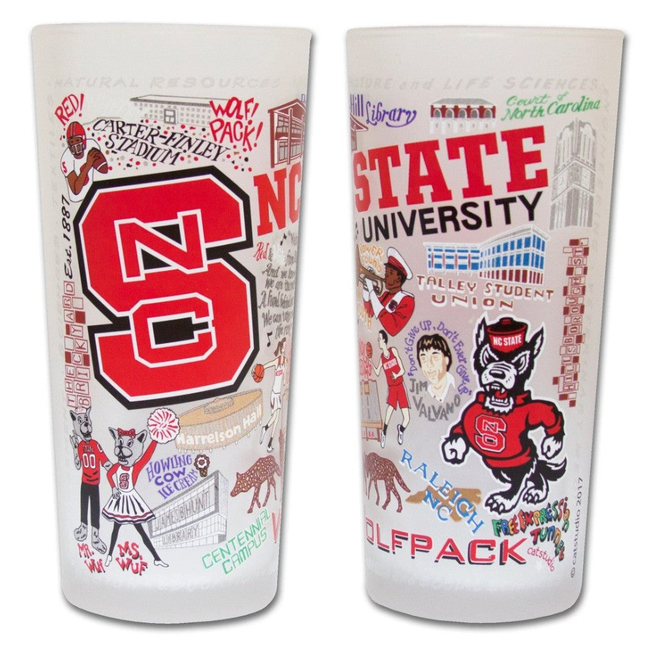 NCSU Drinking Glasses Set of 2
