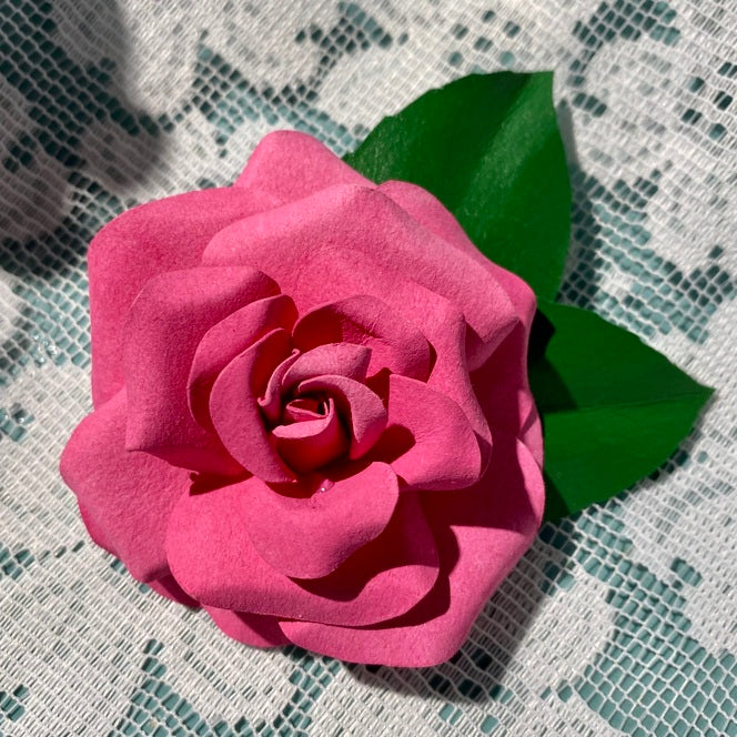 Pink Rose Pin