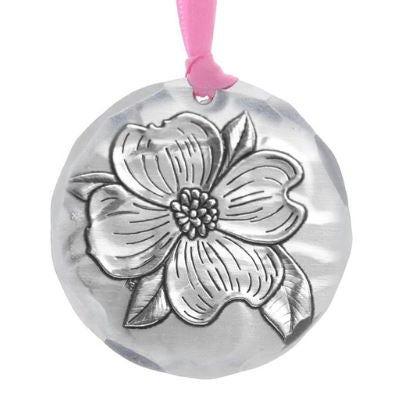 Floral Dogwood Pewter Ornament
