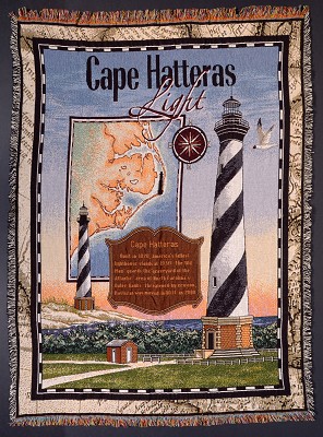 Cape Hatteras Lighthouse Throw,877-T