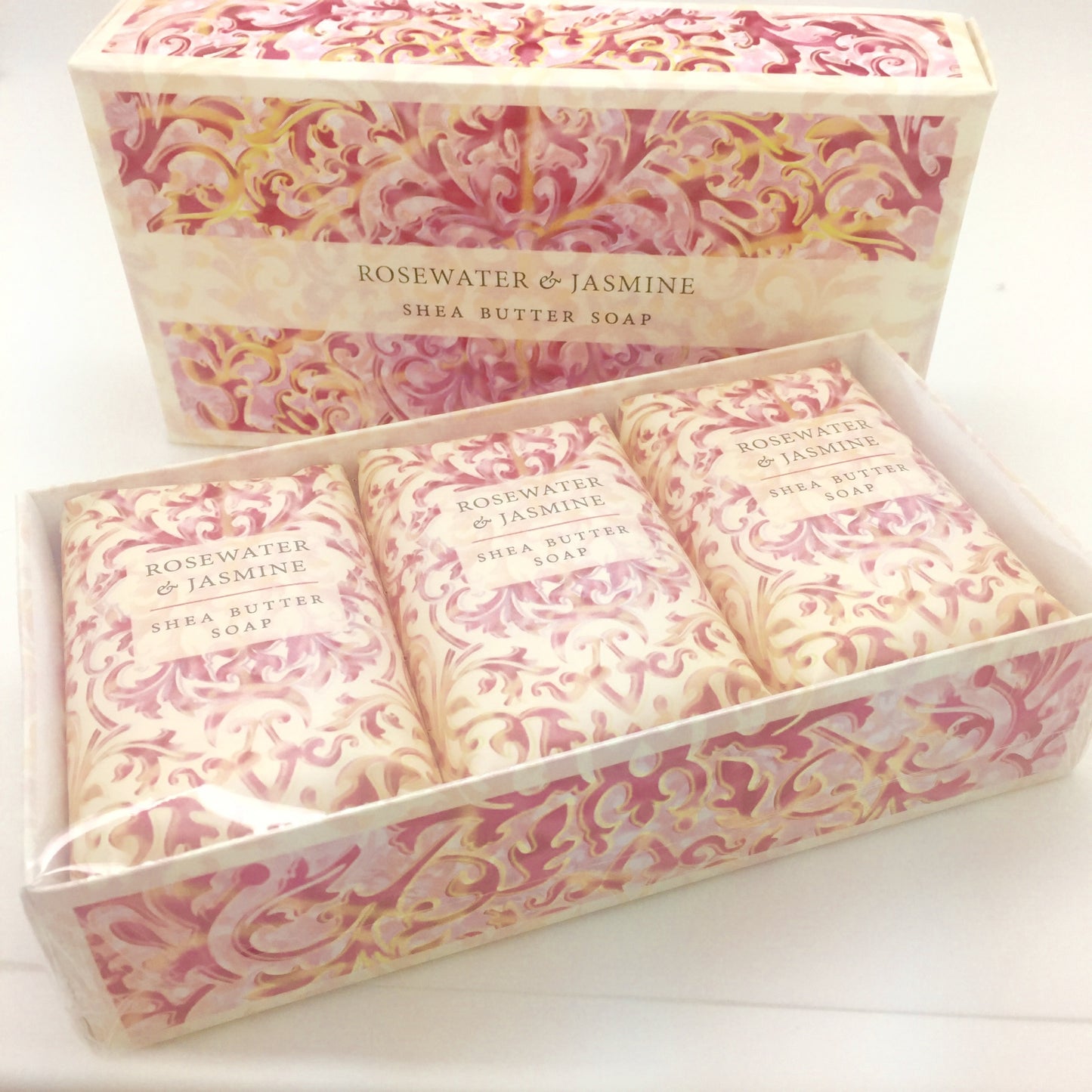 3 Piece Rosewater Jasmine Sculpted Soap