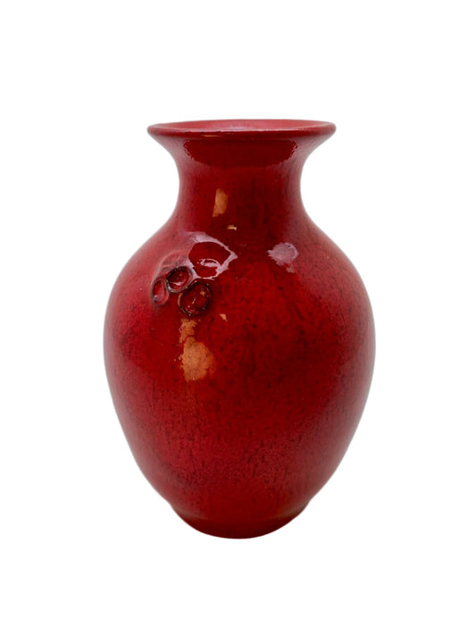 Mini Dogwood Red Vase