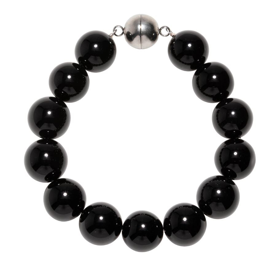 Black Onyx Ball Bracelet