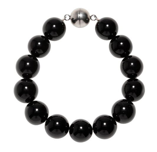 Black Onyx Ball Bracelet