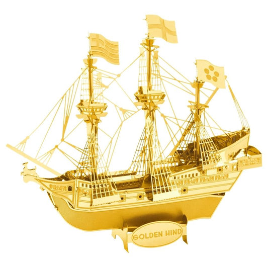 Golden Hind Ship Model Kit-Gold Version