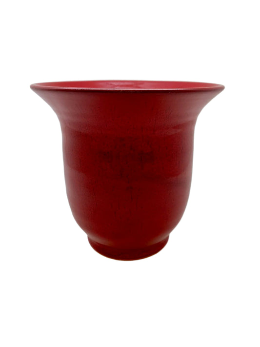 Small Red Bell Vase