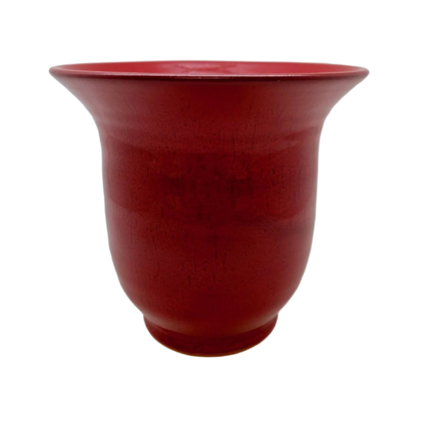 Small Red Bell Vase
