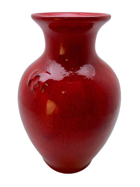 Small Dogwood Red Vase