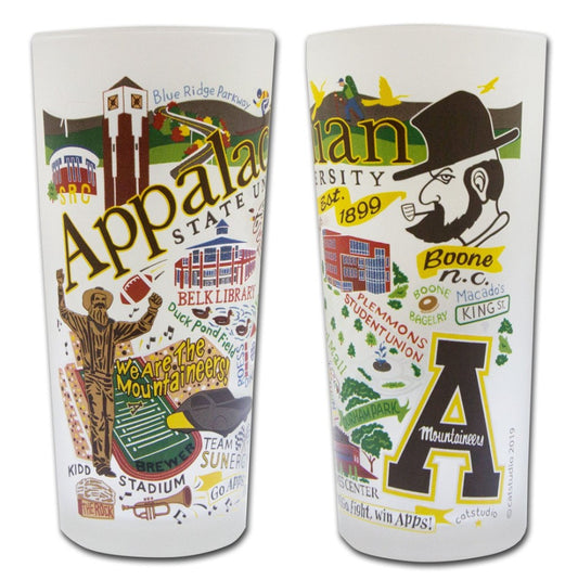 Appalachian State University Drinking Glasses Set of 2