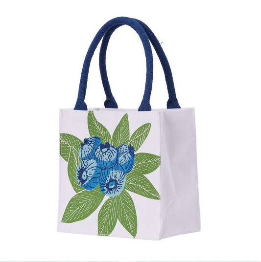 Blueberry Bunch Itsy Bitsy Tote Bag