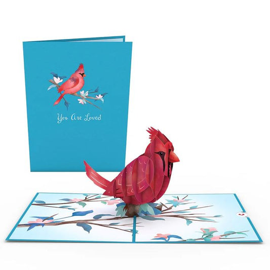 Love Cardinal Pop-Up Card