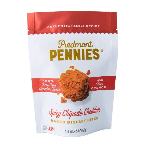 Spicy Chipotle Piedmont Pennies 4.5 oz Pouch