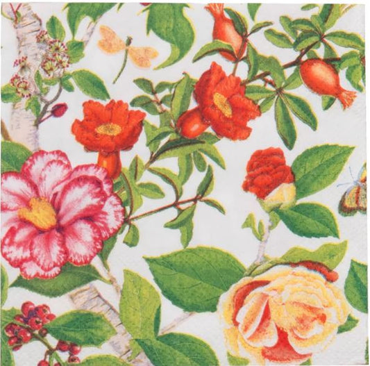 Christmas Chinoiserie Cocktail Napkins