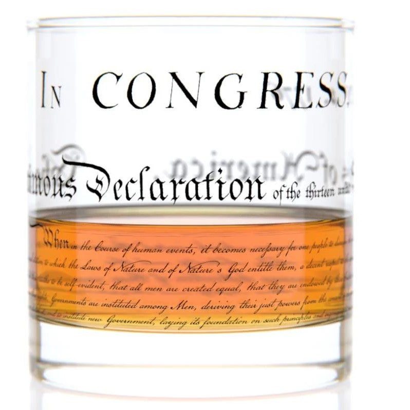 Preamble Rocks Glass Declaration Rocks Glass – NC History Museum Shop