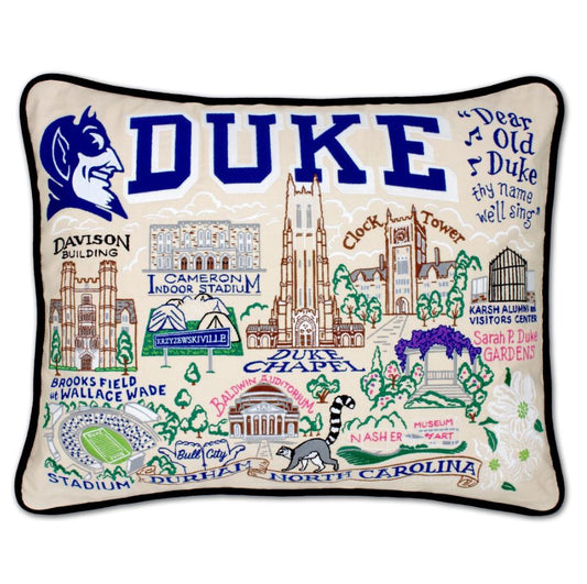 Duke Embroidered Pillow