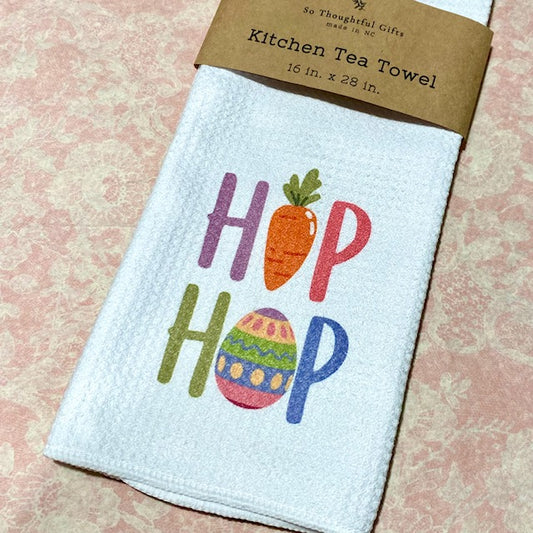Hop Easter Dish Towel