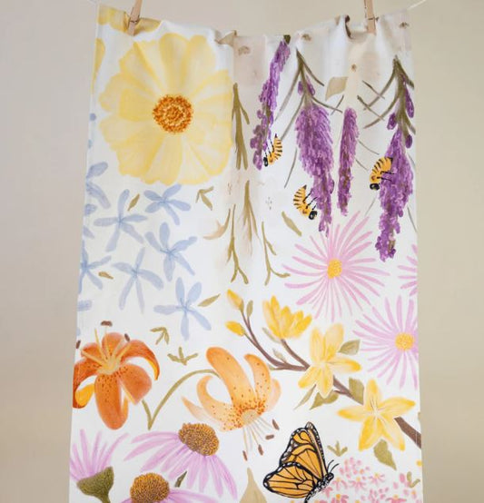 Wildflower Tea Towel
