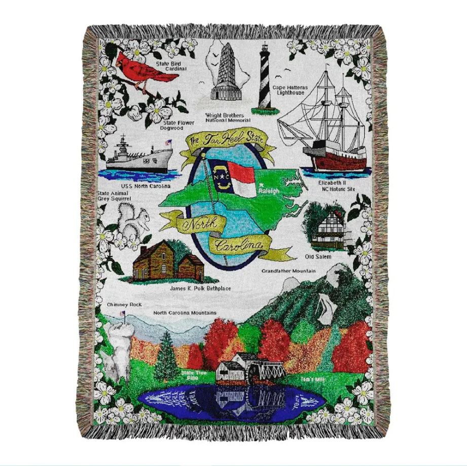 NC Tapestry Throw 50"x60"
