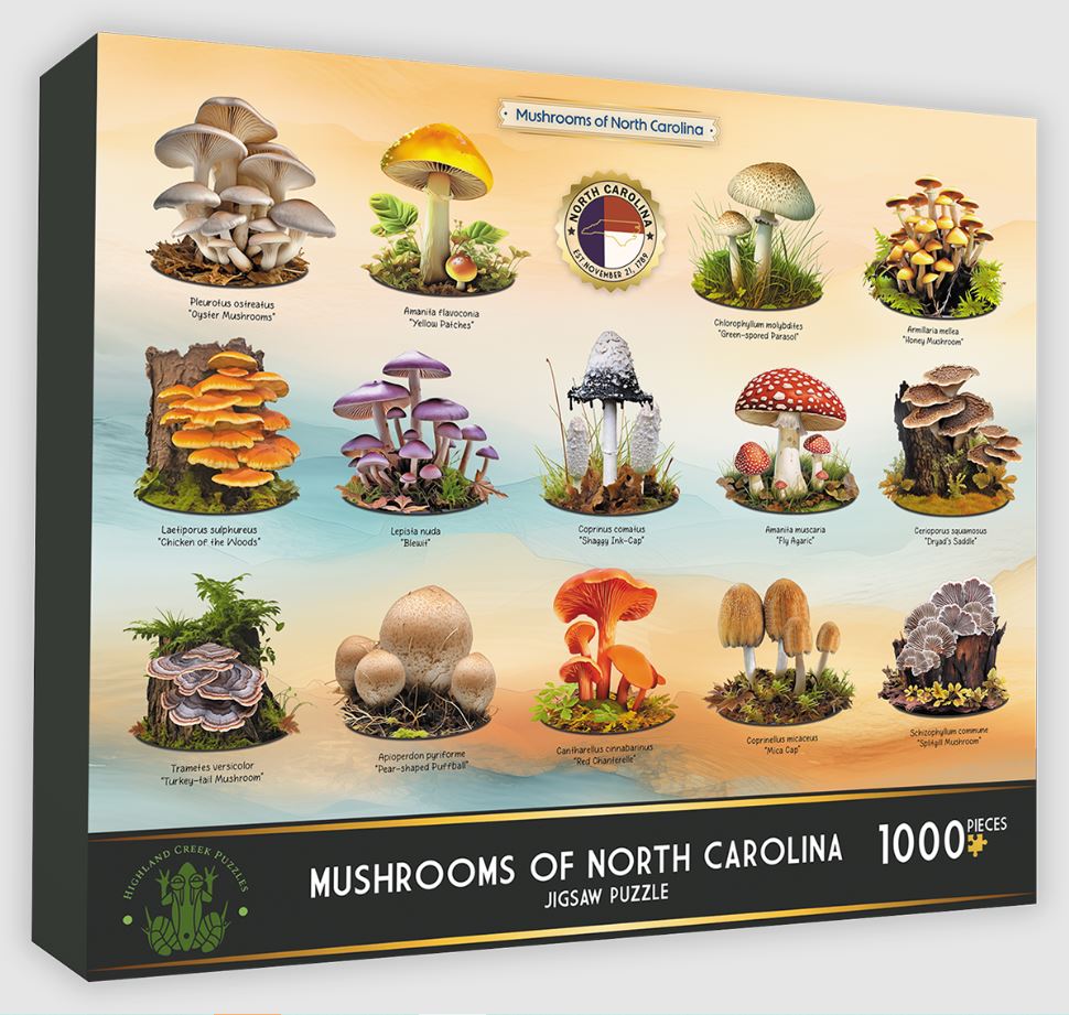 Mushrooms of NC 1000 pc Puzzle