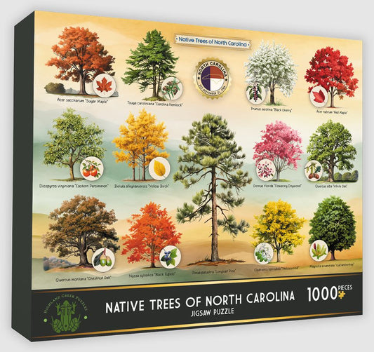 Native Trees of NC 1000 pc Puzzle