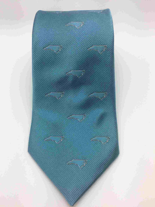 Lt. Blue NC Outline Tie