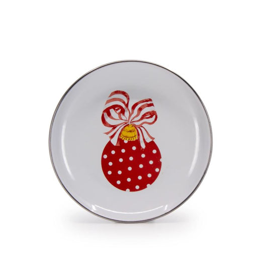 Ornament Enamelware Appetizer Plate