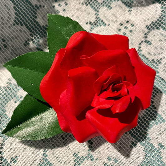 Red Rose Pin