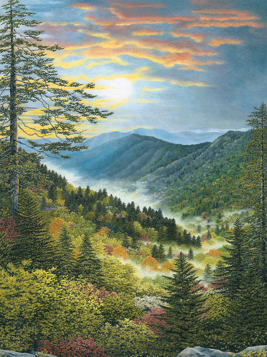 Smokies Scenic Preserve 550 pc Puzzle