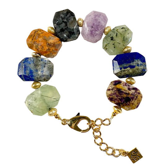 Octagonal Multistone Bracelet