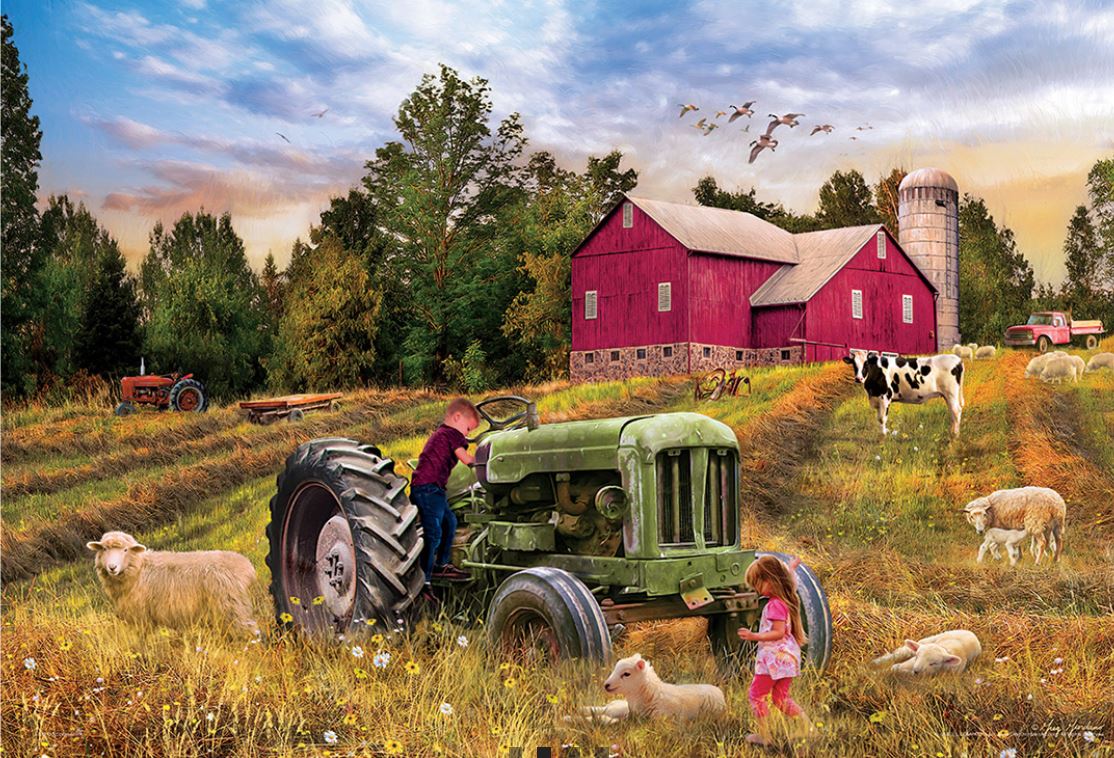 Tractor Tin 550 pc. Puzzle